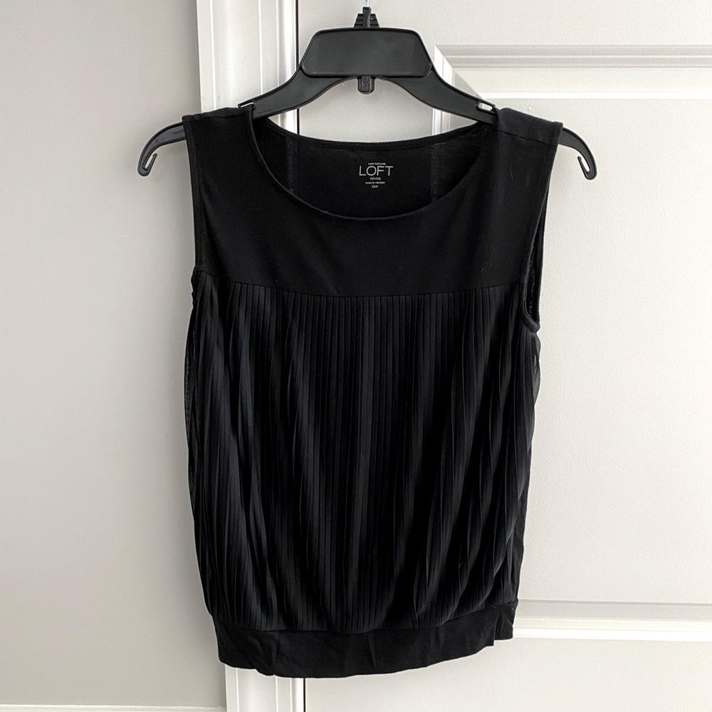 Black tank ( great under blazer) Loft XSP